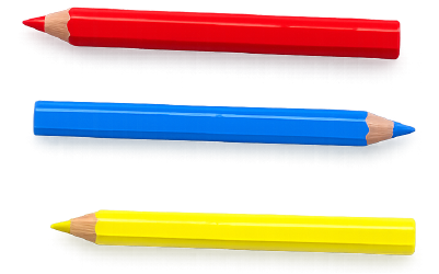 Composición fotográfica con lapiceros 1