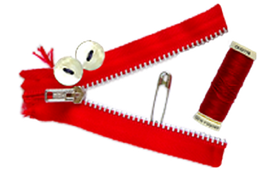 Montaje fotográfico con elementos de costura 9