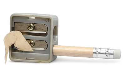 Sacapuntas y lapicero